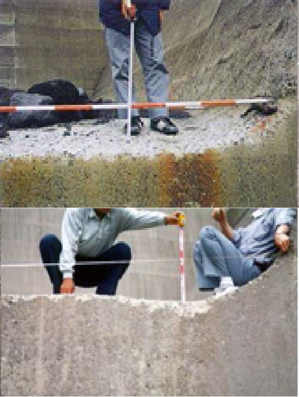 Worn-out debris barrier