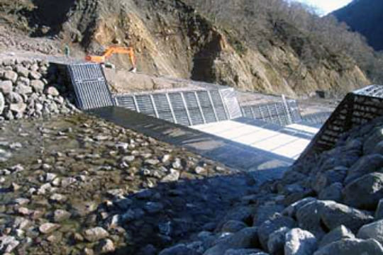 Yuhama debris barrier,Miyagi Prefecture